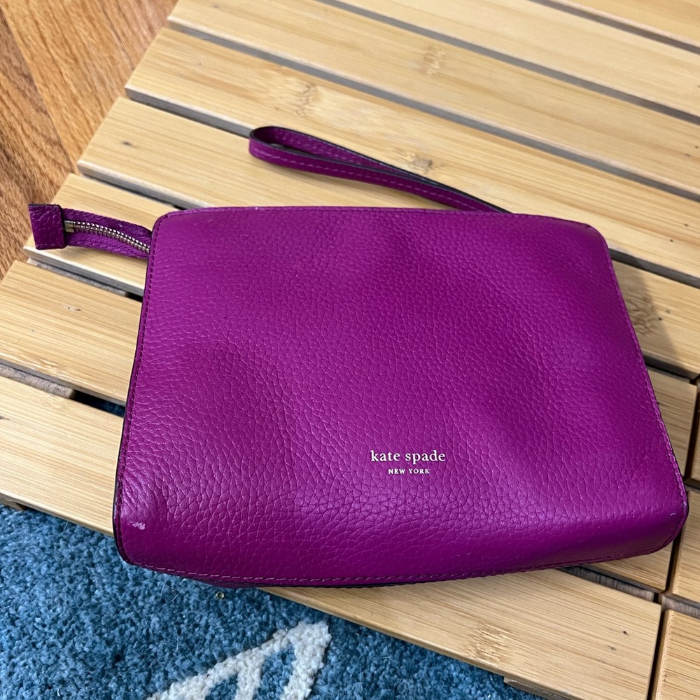 Kate Spade Magenta Wristlet clutch